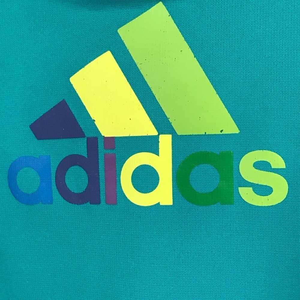 Adidas Climawarm Teal Trefoil Hoodie Sweatshirt - Picture 7 of 14